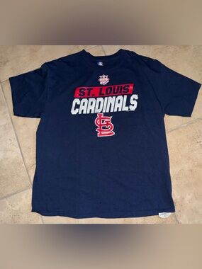 Genuine Merchandise Navy MLB Logo Tee